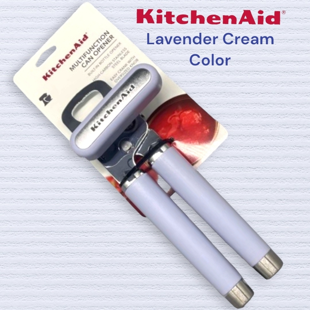KitchenAid Lavender Cream Color Multi-function Can Opener
